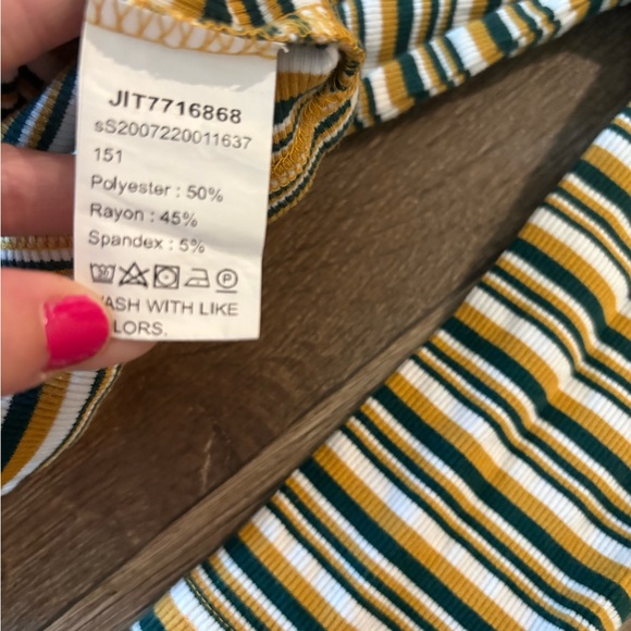 Multicolor Striped Tee - Picture 4 of 4